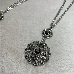 Sterling/Hematite Necklace
